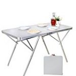 Camping table height adjustable