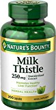 Milk thistle capsules